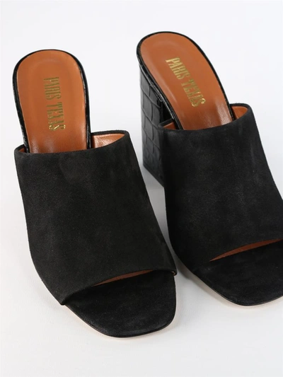 Shop Paris Texas Black Milano Mule Sandal