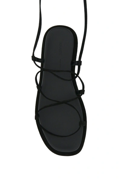 Shop Khaite Alba Platform Sandals In Black