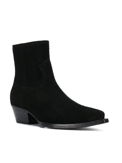 Shop Saint Laurent Ankle Boots In Nero