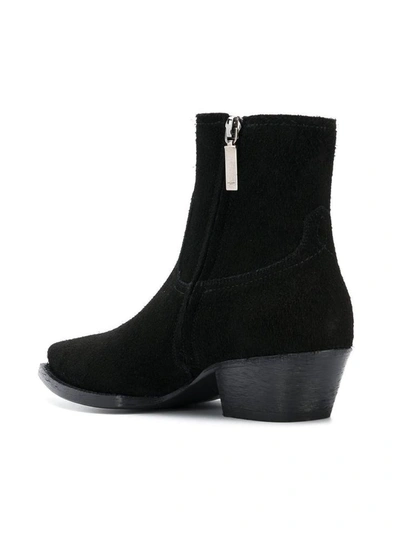 Shop Saint Laurent Ankle Boots In Nero