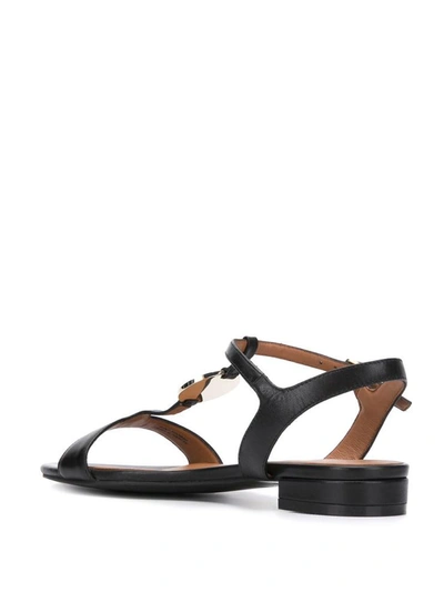 Shop Emporio Armani Sandals Black