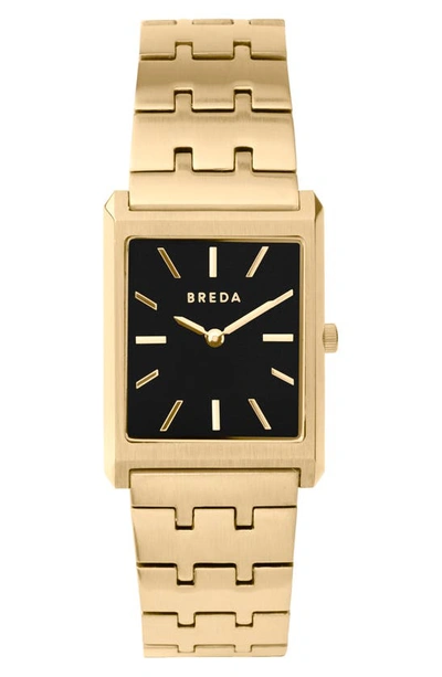 Shop Breda Virgil Bracelet Watch, 26mm In Gold/ Gold/ Midnight