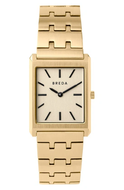 Shop Breda Virgil Bracelet Watch, 26mm In Gold/ Gold/ Champagne