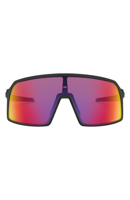 Oakley Sutro Prizm 124mm Shield Sunglasses In Matte Black/ Prizm Road ...