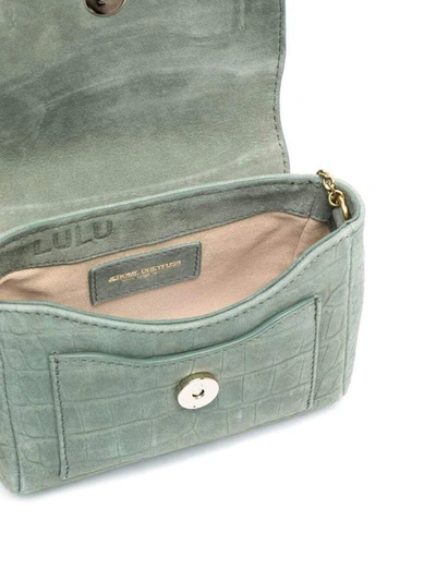 Jerome Dreyfuss Lulu Xs Crocodile embossed Leather Bag In Green ModeSens