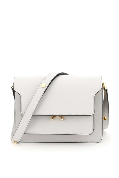 Shop Marni Trunk Bag In Pelican