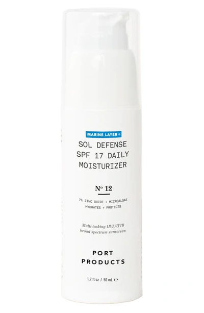 Shop Port Products Marine Layer® Sol Defense Spf 17 Daily Moisturizer