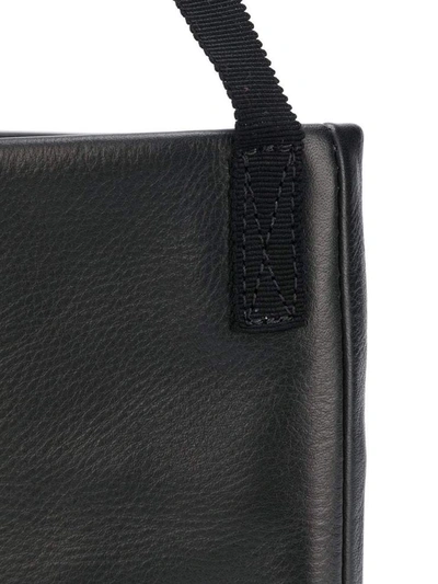Shop Ann Demeulemeester Mini Leather Shoulder Bag In Black