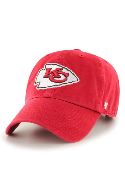 Shop 47 Clean Up Nfl Baseball Cap In Chiefs