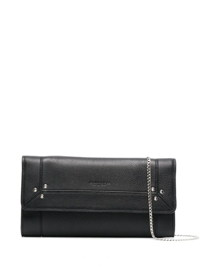 Shop Jérôme Dreyfuss Pif Leather Clutch Bag In Black