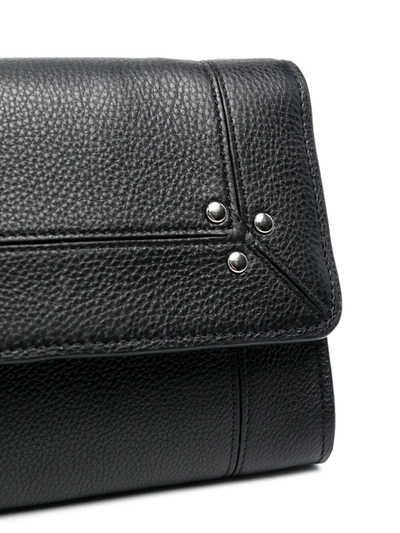Shop Jérôme Dreyfuss Pif Leather Clutch Bag In Black