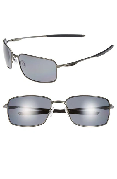 Shop Oakley 60mm Polarized Sunglasses In Cement
