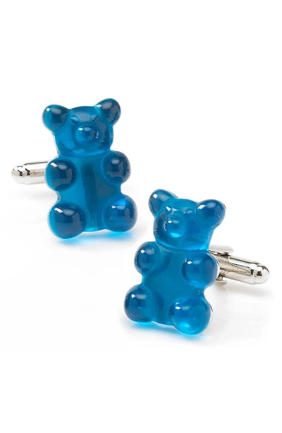 Shop Cufflinks, Inc Gummy Bear Cuff Links In Blue