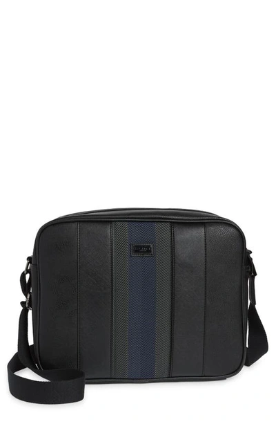 Shop Ted Baker Prisun Faux Leather Crossbody Bag In Black