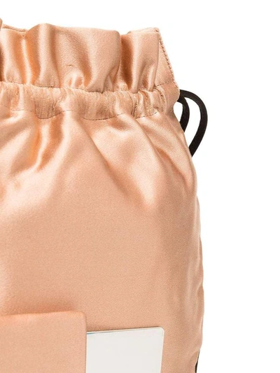Shop Prada Triangle-logo Mini Bag In Bianco+nube