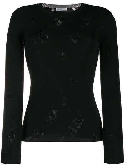 Shop Balenciaga Sweaters Black