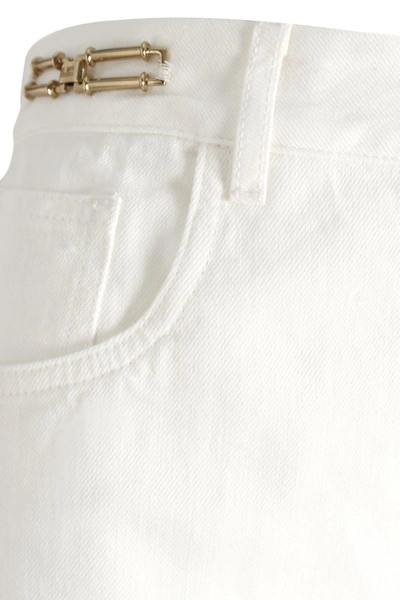 Shop Les Copains Jeans White