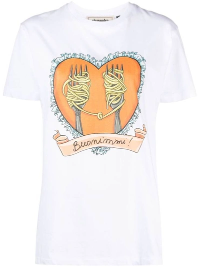 Shop Alessandro Enriquez T-shirts And Polos White