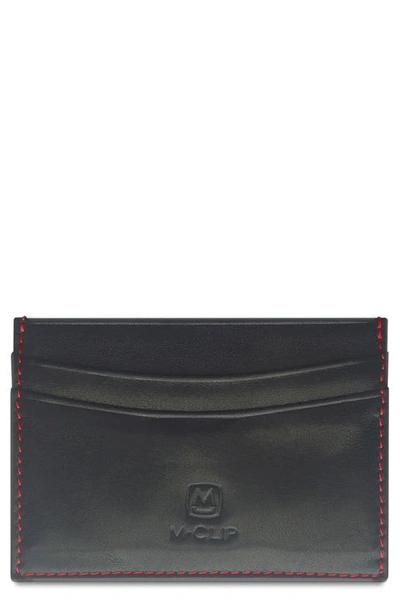 Shop M-clipr Rfid Leather Card Case In Black