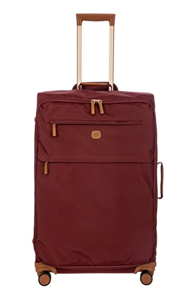 Shop Bric's X-travel 30-inch Spinner Suitcase In Bordeaux