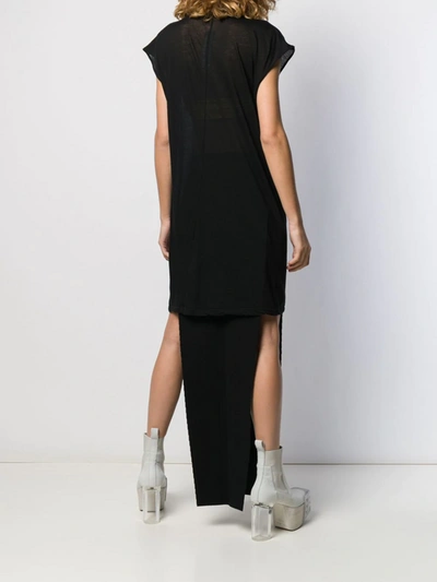 Shop Rick Owens Open Plunge Tunic In Silver