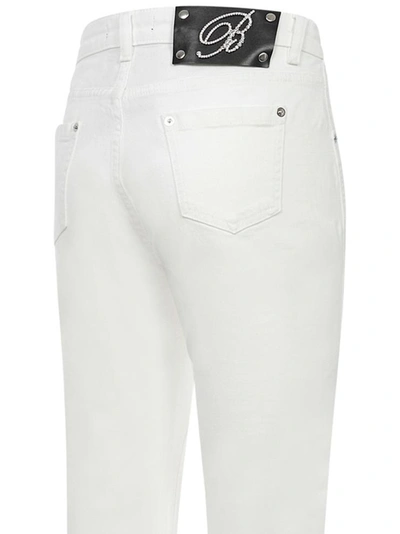 Shop Blumarine Jeans White