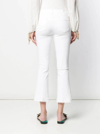 Shop J Brand Selena Cropped Jeans In Nero