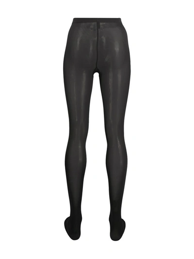 Shop Wolford High Waist Tights In Black