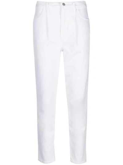 Shop J Brand Five Pockets Jeans In White Denim