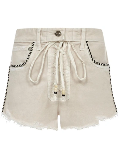 Shop Alanui Shorts Beige