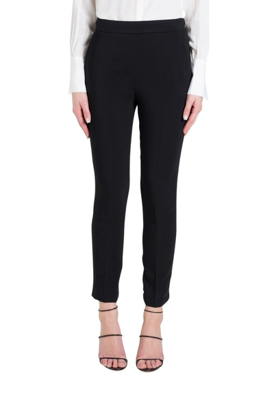 Shop Liu •jo Skinny Trousers In Black