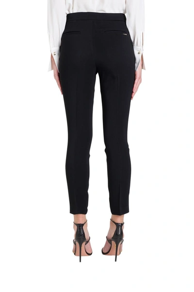 Shop Liu •jo Skinny Trousers In Black