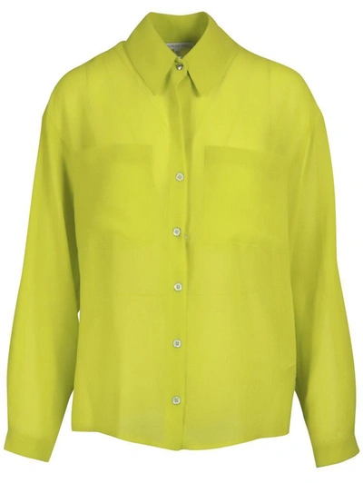 Shop Patrizia Pepe Yellow Shirt