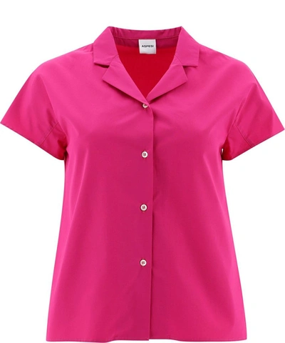 Shop Aspesi Women's Fuchsia Other Materials Shirt