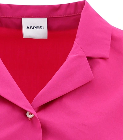 Shop Aspesi Women's Fuchsia Other Materials Shirt