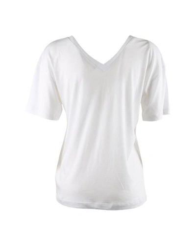 Shop Karl Lagerfeld Women's White Polyester T-shirt