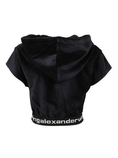 Shop Alexander Wang Women's Black Cotton Sweatshirt