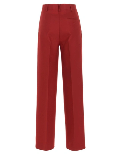 Shop Fendi Women's Red Other Materials Pants