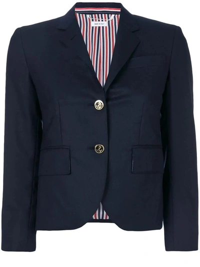 Shop Thom Browne Single Breasted Jacket In Red