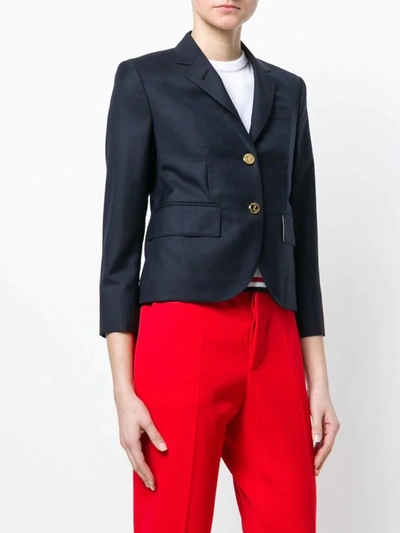 Shop Thom Browne Single Breasted Jacket In Red