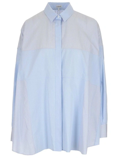 Shop Loewe Women's Light Blue Other Materials Shirt