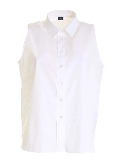 Shop Fay Women's White Cotton Shirt
