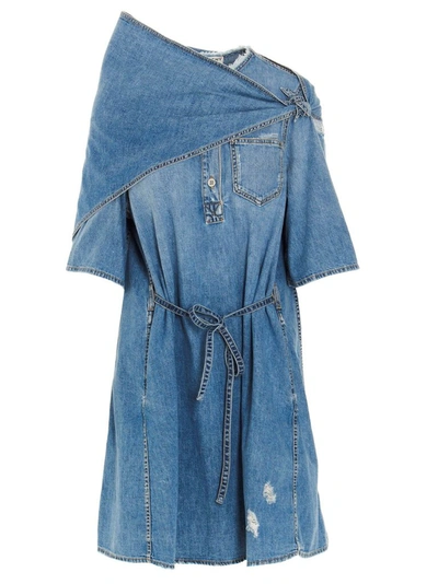 Shop Givenchy Women's Light Blue Other Materials Dress