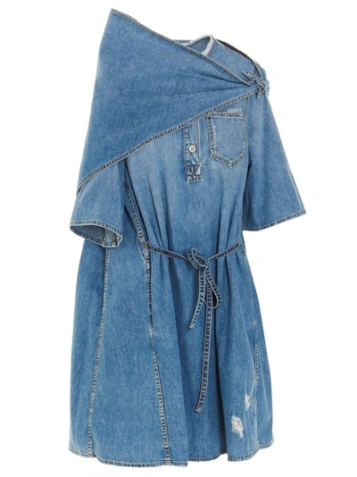 Shop Givenchy Women's Light Blue Other Materials Dress
