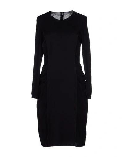 Shop Nina Ricci Knee-length Dress In Black