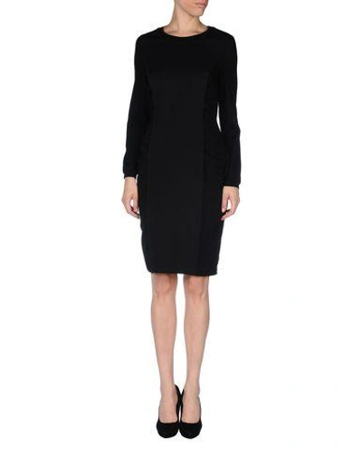 Shop Nina Ricci Knee-length Dress In Black