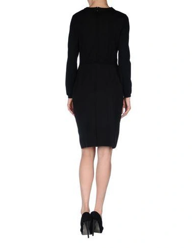 Shop Nina Ricci Knee-length Dress In Black