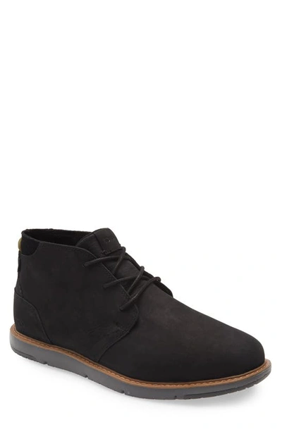 Shop Toms Navi Chukka Boot In Black Leather