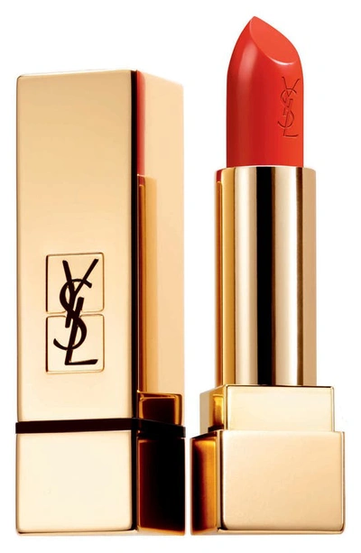 Shop Saint Laurent Rouge Pur Couture Satin Lipstick In 13 Le Orange