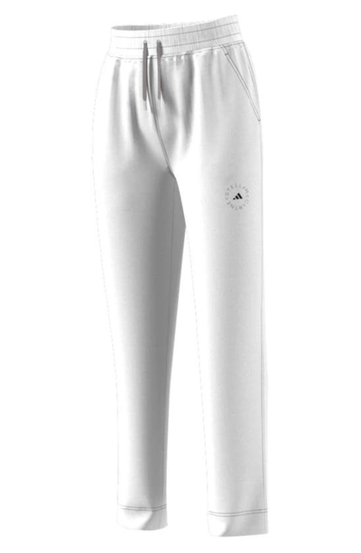 Shop Adidas By Stella Mccartney Cotton Sweatpants In White